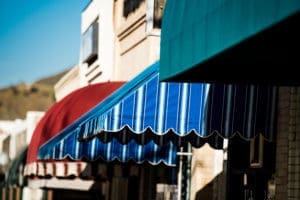 fixed awning