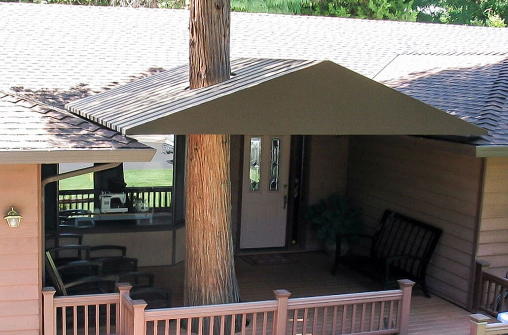 An example showing just how flexible our awning designs can be.